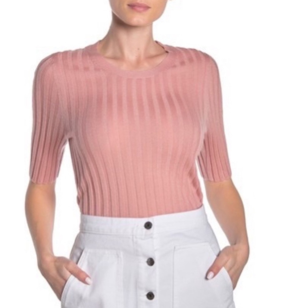 Veronica Beard Delilah Cashmere Ribbed Sweater NWT - Picture 1 of 7